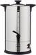 Metro GCM4007 Professional Macchina per caffè, acciaio inox, 30 x 33 x 42.5 cm, 6.75 L, 45 tazze in 40 minuti, indicatore livello acqua, argento