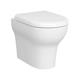 Zentrum NEO Vitra 7785B003-0075 Vaso a pavimento filo muro SmoothFlush bianco 52 cm