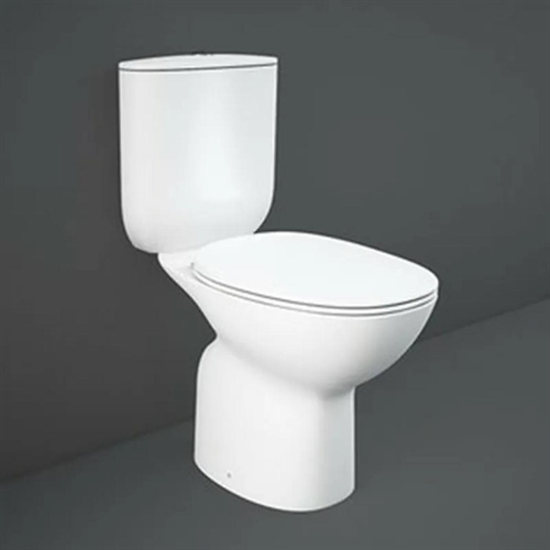 Rak morning Flora Wc tradizionale con scarico a terra Rak in ceramica bianca lucida