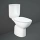 Rak morning Flora Wc tradizionale con scarico a terra Rak in ceramica bianca lucida