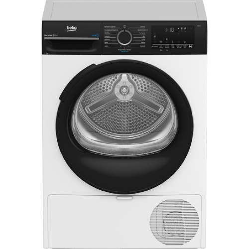 Beko BMGT491SBI Asciugatrice Pompa di calore Libera Installazione 9 Kg Classe A+++ Bianco OptiSense Inverter