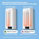 COMFEE' D80-15ED3 Scaldabagno Elettrico Murale ad Accumolo 80 L – Sopra lavello ad accumulo — compatto facile da installare