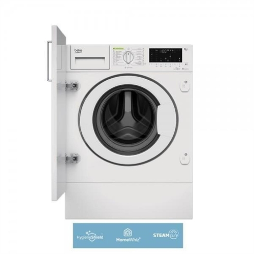 Beko HITV 8736B0 HT Lavasciuga a Condensazione Classe Energetica D/C Capacita' di carico 8/5Kg Centrifuga 1400 Giri Motore Inverter Bluetooth SteamCure Hygiene Therapy Wash & Wear