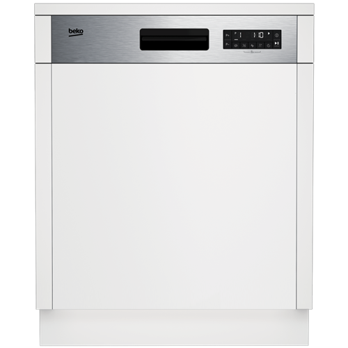 Beko BDSN26430X - Lavastoviglie con Cruscotto Inox Anti-impronta 60 cm 14 Coperti Classe D