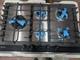 Haier HAHG7WL5XH I-Move Gas On Metal Serie 6 Piano cottura a gas cm. 75 - inox/nero