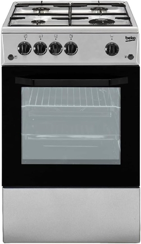 Beko CSG42011FS Cucina Gas Argento