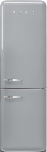 Smeg Selection FAB32RSV5 50'S Style Frigorifero con congelatore a libera installazione cm 60 h 197 - lt. 331 - silver