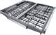 Haier XF 5C4M1X Lavastoviglie Libera installazione 15 coperti classe C Acciaio inox