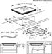 Aeg IKS64453IB Piano Cottura Piano cottura a induzione 4 Fornelli 58 cm Nero