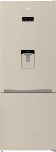 Beko RCNE560E40DBN Frigorifero con congelatore a libera installazione cm. 70 h. 192 - lt. 510 - beige marmorizzato