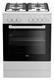 Beko FSST 62110 DW Cucina da accosto cm 60 - bianco 4 fuochi + 1 forno elettrico