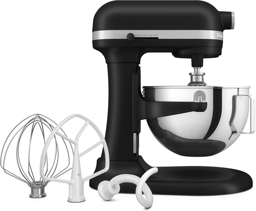 KitchenAid 5KSM55SXXEBM Planetaria con sollevamento ciotola PROFESSIONAL da 5,2 L colore nero opaco
