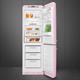 Smeg Selection FAB32RPK5 50'S Style Frigorifero con congelatore a libera installazione cm 60 h 197 - lt. 331 - rosa