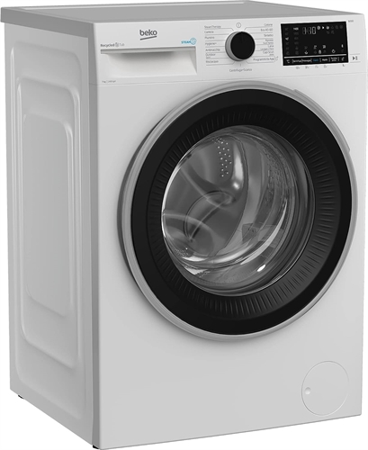 Beko - BWUS374S - Lavatrice Slim 7kg, Classe A, 1400giri, motore inverter, Display Touch, Vapore SteamCure™, cassetto detersivo autopulente
