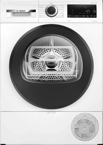 Bosch WQG233D1II - Asciugatrice 8 Kg, con pompa di calore, Classe energetica C