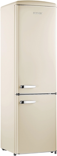 Severin - Frigorifero combinato a libera installazione RKG 8923 finitura crema da 55 cm, 244 litri