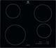Electrolux  EIB60424CK, Serie 300 Piano Cottura a Induzione 4 Fuochi da Incasso, Comandi SliderTouch, 60 cm, 590x520 mm, Nero