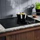 Electrolux  EIB60424CK, Serie 300 Piano Cottura a Induzione 4 Fuochi da Incasso, Comandi SliderTouch, 60 cm, 590x520 mm, Nero