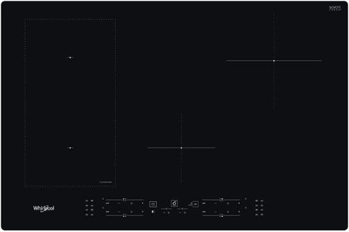Whirlpool WL B2977 NE Piano Cottura a induzione 4 Fornelli 77 cm Nero