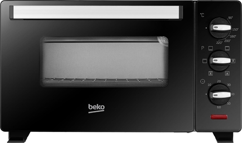 Beko - BMOF19B - Fornetto Elettrico, Cottura Ventilata, 19 Litri, 1380 W, 3 Funzioni, Timer 60 min, Temperatura fino a 220° - Nero, 47.4 x 28.3 x 28.3 cm, 6.5 kg