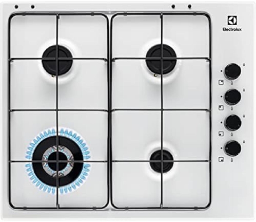 Electrolux EGS 6414 W Piano Cottura a Gas 4 Fuochi Gas Colore Bianco
