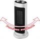 Velamp - PR156 Generatore di aria calda ceramico, 2000W, base oscillante. Bianco
