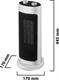 Velamp - PR156 Generatore di aria calda ceramico, 2000W, base oscillante. Bianco