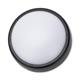 Velamp UBLO2 Plafoniera LED impermeabile (IP54) – 700 lumen luce bianca naturale 4000K - Ideale per montaggio all’esterno – Doppia cornice intercambiabile bianca e nera