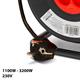 Velamp REEL-FR-15 Avvolgicavo elettrico fai-da-te, 4 prese francesi, H05VV-F3G1.5MM2, 15M, NF,CE