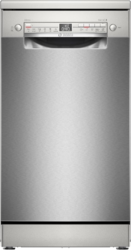 Bosch Serie 2 SPS2HKI58E Lavastoviglie da libera installazione 10 coperti Acciaio spazzolato anti-impronta Classe E