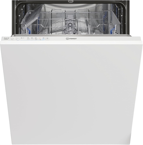 Indesit IN2IE14CNP80 Lavastoviglie A Scomparsa Totale, 60 Cm, 49 dBA, 14 Coperti, 5 Programmi, Lavaggio Fast&Clean 28 Minuti, Funzione Push&Go, Vasca In Acciaio Inox, Classe Energetica E
