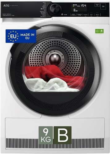AEG XTR8HBGH9B Asciugatrice 9 kg a Pompa di Calore Inverter Classe B