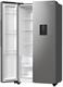 Hisense RS711N4WCE - Frigorifero Side by Side, capacità 547 L con altezza 178,6 cm, Metal Tech Cooling, Total No Frost, Dispenser di acqua e ghiaccio, silenzioso 38 dB, connettività WiFi