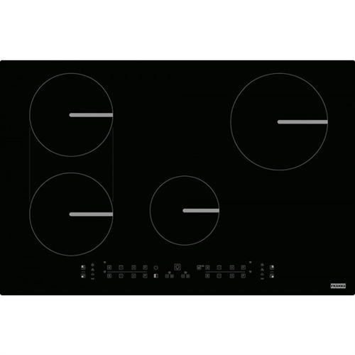 Franke FSM 804 I B BK piano cottura a induzione, 4 zone di cotura, dimensioni: L 770 mm, P 500 mm, piano in Vetroceramica, Nero