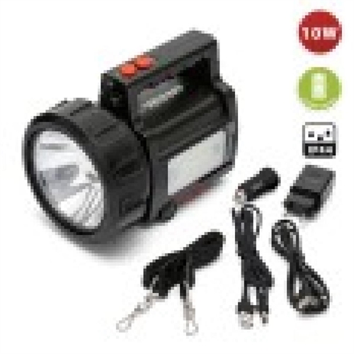 Velamp IR666 Faro torcia led ricaricabile led 10w + lanterna + powerbank doomster trekk