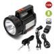 Velamp IR666 Faro torcia led ricaricabile led 10w + lanterna + powerbank doomster trekk