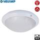 Velamp PTLEDIK-27 Plafoniera e27 tonda diametro 27cm ip54 ik10 per esterni.