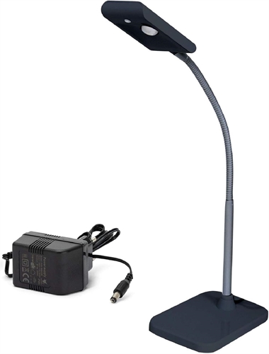 Velamp TL1601N Kompakt Lampada da Tavolo, Nero