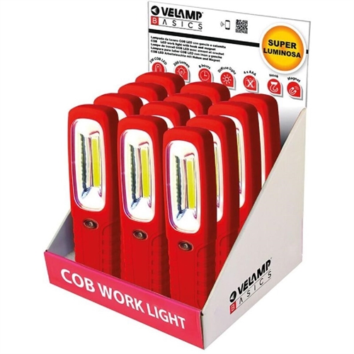 VELAMP IS463 Torcia cob led is463 4aaa (non incluse) ( scatola da 9 pezzi )