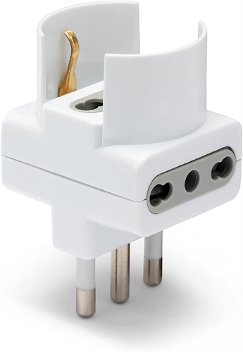 Velamp ADAPT-3-16A Adattatore Triplo : 3 Prese Bipasso, 10/16 A e Spina 16 A ( scatola da 10 pezzi )