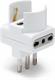 Velamp ADAPT-3-16A Adattatore Triplo : 3 Prese Bipasso, 10/16 A e Spina 16 A ( scatola da 10 pezzi )