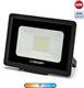 Velamp IS755-5-4000K PADLIGHT5, proiettore LED SMD 30W IP65, nero 4000K