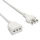 Velamp PROLIT10A-3 Prolunga 3 mt: Spina e presa 10A, Bianco - Cavo 3G0,75 mm² ( scatola da 20 pezzi )