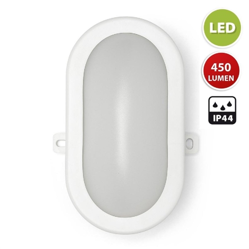 Velamp Tartaruga-b applique LED 6W bianca. IP44, Connettore Fast