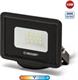 Velamp - IS740-5-4000K proiettore LED SMD 10W IP65, nero