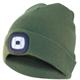 Velamp CAP05 Capellino con luce frontale led ricaricabile verde lighthouse ( scatola da 48 pezzi )