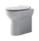Azurra FAS100B1/P Vaso Filo Parete Porcellana Bianco - Serie: Fast (Senza Coprivaso)