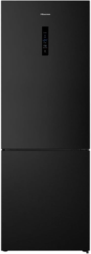 Hisense RB645N4BFE, Frigorifero Combinato, 489L, Classe E, Black Inox