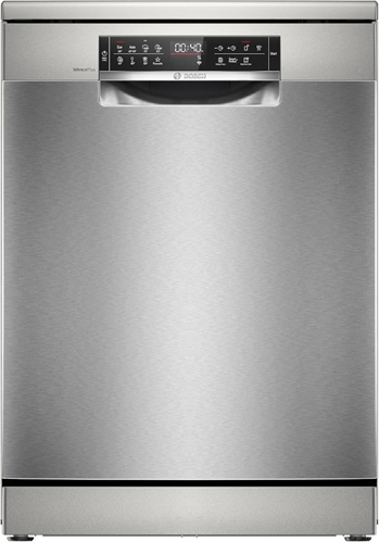 Bosch SMS8ECI02E Serie 8, Lavastoviglie Smart da libera installazione, 14 coperti, Cestelli personalizzabili, Motore EcoSilence Drive, Lavaggio intensivo