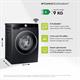 Samsung Lavatrice AI Control WW90DG6U85LB/U3 Libera installazione, 9 Kg, 1400 RPM, Wifi, Ecodosatore, Vapore